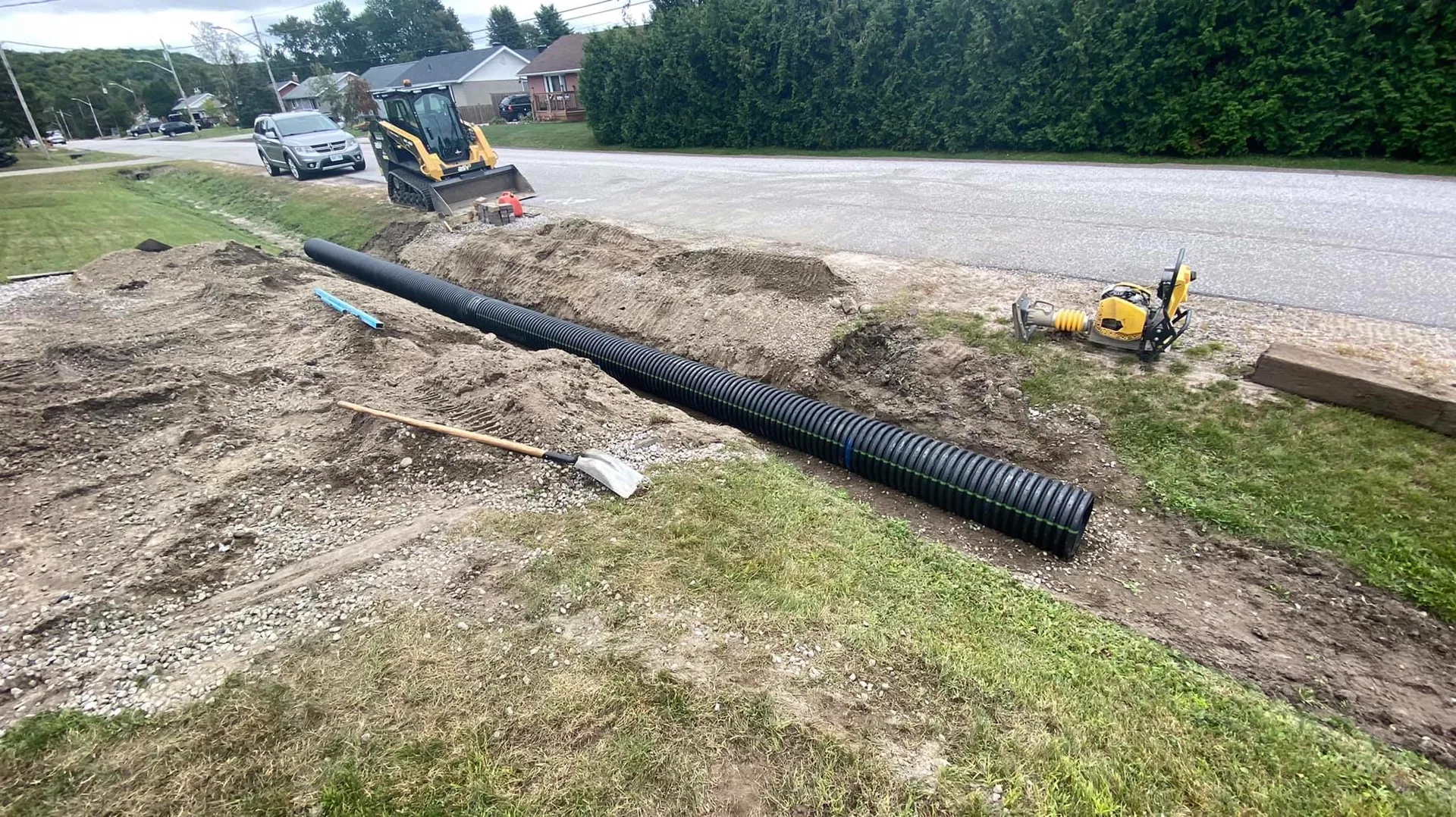 Site grading